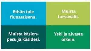 Korona-ajan hygieniaohjeet