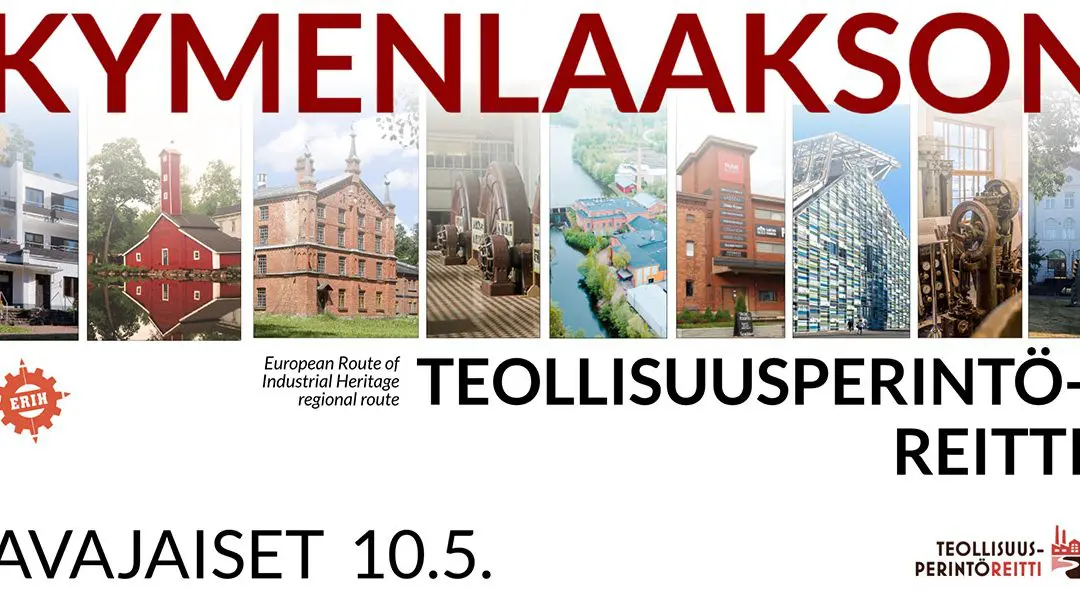 Kymenlaakson Teollisuusperintöreitti julkistetaan 10.5.2025Tiedote 9.5.2025