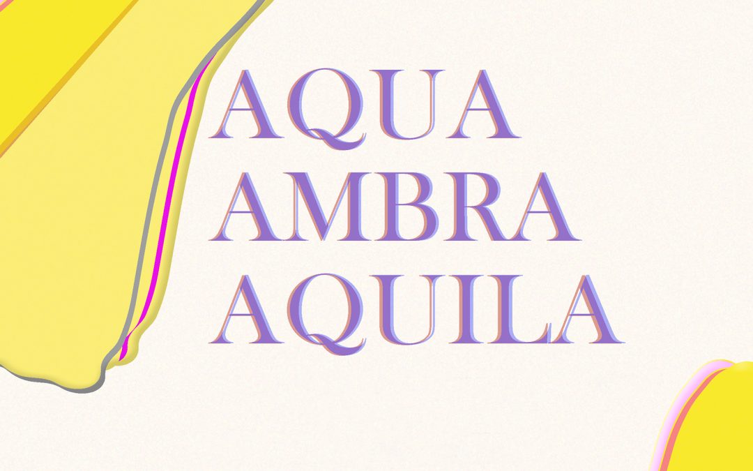 Aqua, Ambra, Aquila. Kansainvälinen korukilpailu. Pienoisnäyttely Ruumassa 1.-31.7.2022