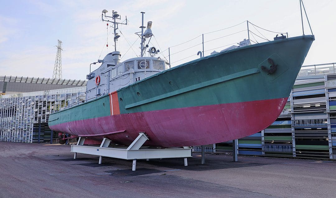 Patrol vessel Telkkä. Summer destination 5.6.-3.9.2023. The workplace, second family and home of coast guards.